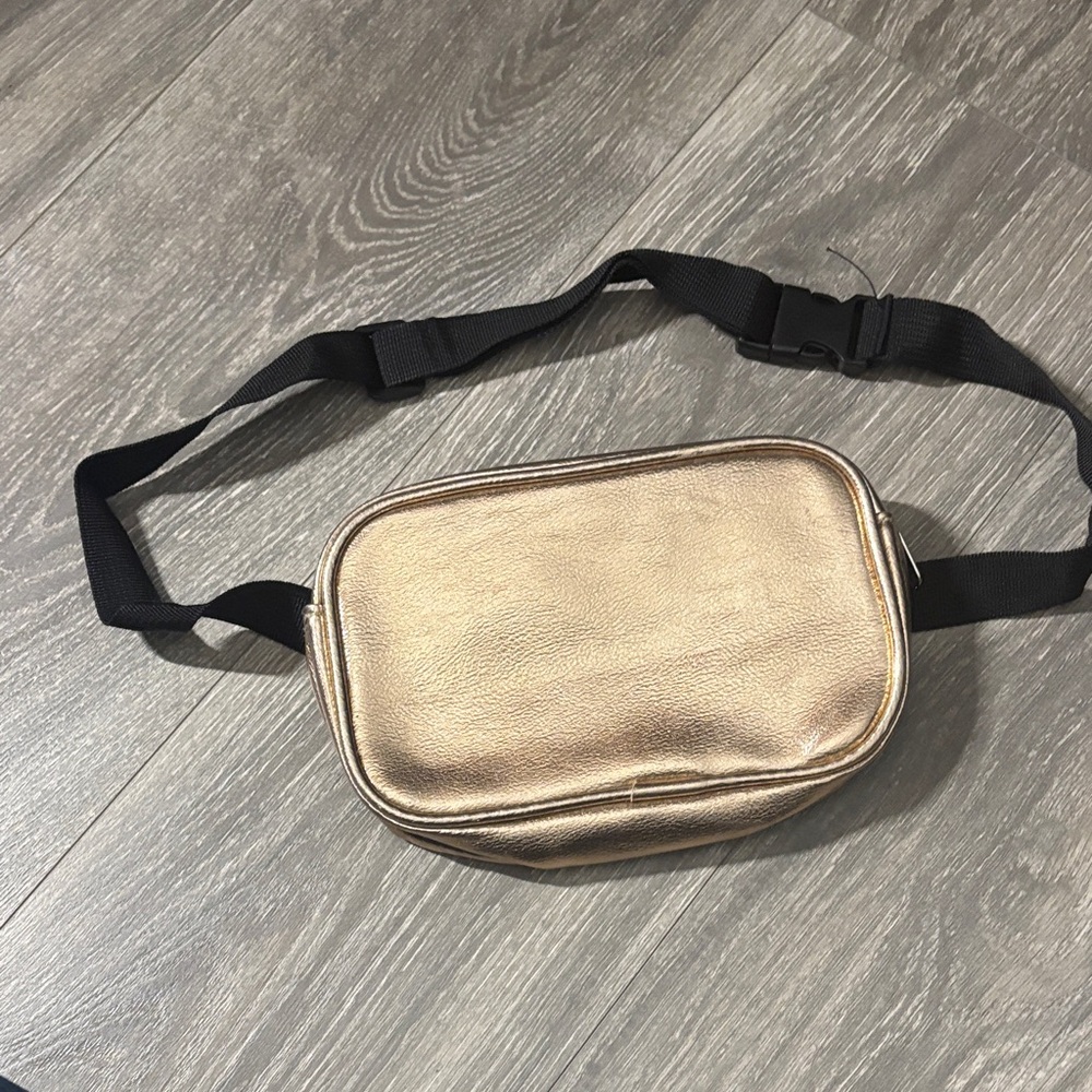 Metallic Gold Fanny Pack Waist Bag